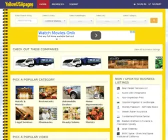 Yellowusapages.com(Yellow USA Pages business directory) Screenshot