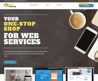 Yellowwebmonkey.com(YellowWebMonkey Web Design) Screenshot