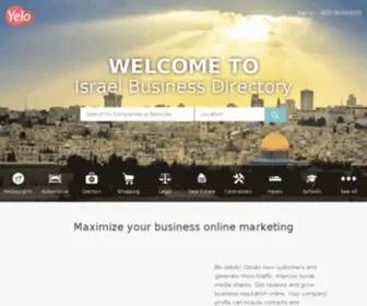 Yelo.co.il(Israel Business Directory) Screenshot