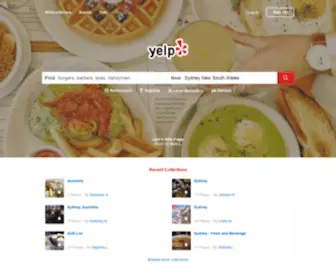 Yelp.com.au(Sydney Restaurants) Screenshot