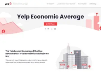 Yelpeconomicaverage.com(Yelp Economic Average) Screenshot