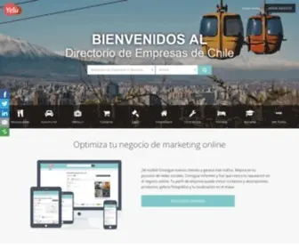 Yelu.cl(Busque empresas en Chile en el Directorio de Empresas de Chile) Screenshot