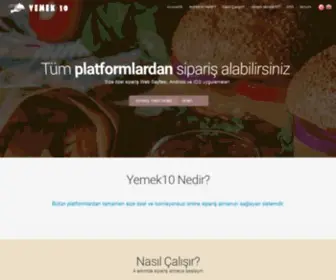 Yemek10.com(Anasayfa) Screenshot