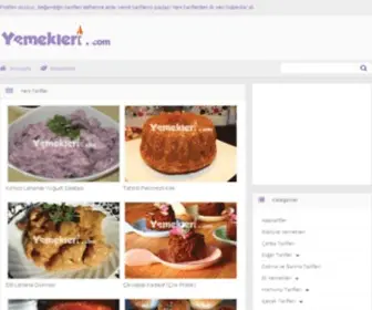 Yemekleri.com(Yemekleri) Screenshot