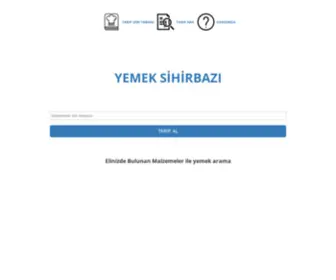 Yemeksihirbazi.com(Yemek Sihirbazi Tarifler) Screenshot