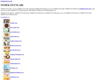 Yemekyapma.org(YEMEK OYUNLARI) Screenshot