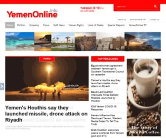 Yemenonline.info(Voice of Yemen) Screenshot