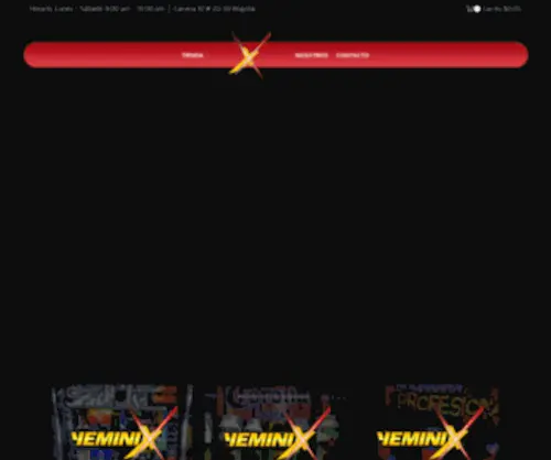 Yeminix.com(Fabrica de Boliranas Bogotá) Screenshot