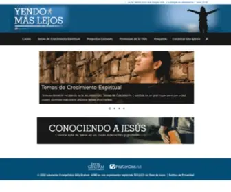 Yendomaslejos.net(Página de inicio) Screenshot