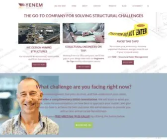 Yenem.com.au(Yenem Engineering) Screenshot