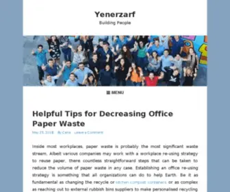 Yenerzarf.com(Zarf) Screenshot