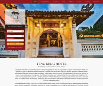 Yengkenghotel.com(Yeng Keng Hotel) Screenshot