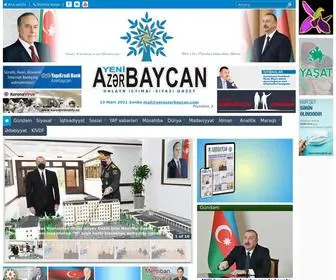 Yeniazerbaycan.az(Azərbaycan) Screenshot