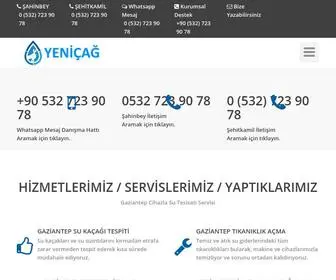 Yenicagkanalizasyon.net(Gaziantep) Screenshot