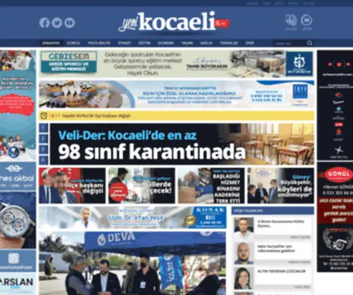 Yenikocaeli.com(Yeni Kocaeli Gazetesi) Screenshot