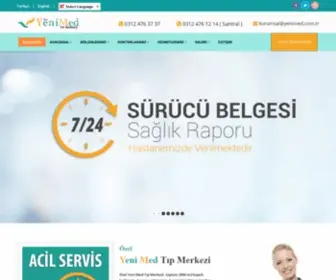 Yenimed.com.tr(Özel Yenimed Tıp Merkezi) Screenshot