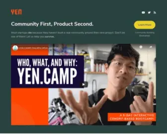 Yen.io(COMMUNITY PLATFORM for BITCOIN) Screenshot