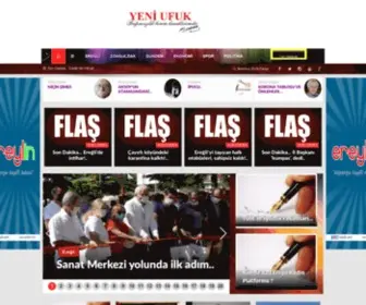 Yeniufuk.com.tr(Yeni Ufuk Gazetesi) Screenshot