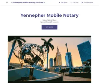 Yennephermobilenotaryservices.com(⚜️ Yennepher Mobile Notary Services ⚜️) Screenshot