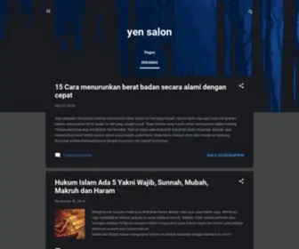 Yensalon.com(Yen salon) Screenshot