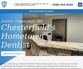 Yenzerdental.com(Dentist Chesterfield) Screenshot