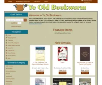 Yeoldbookworm.com(Ye Old Bookworm) Screenshot