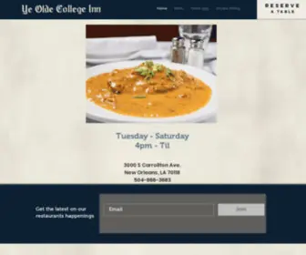 Yeoldecollegeinn.com(Ye Olde College Inn) Screenshot