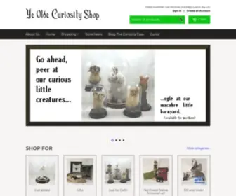 Yeoldecuriosityshop.com(Ye Olde Curiosity Shop) Screenshot