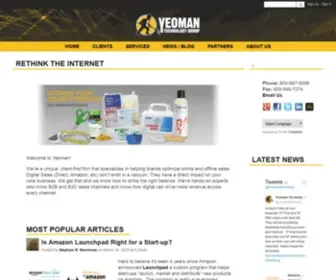 Yeomantechnologies.com(Yeoman Technology Group Amazon Consulting) Screenshot