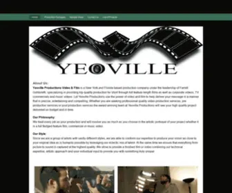 Yeovilleproductions.com(Yeoville Productions with director/producer Farrell Goldsmith) Screenshot