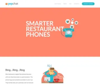 Yepchat.com(Smarter Restaurant Phones) Screenshot