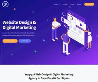 Yeppymarketing.com(Yeppy Marketing & Web Design) Screenshot