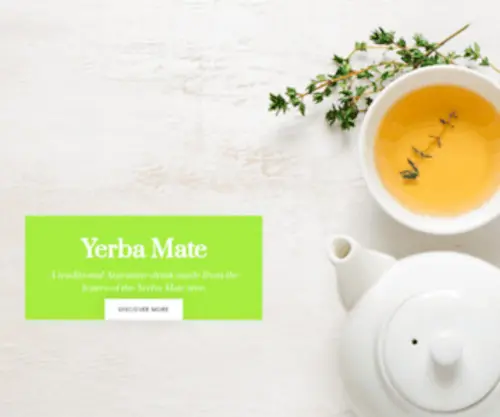 Yerbamateindia.com(A traditional Argentine drink made from the leaves of the Yerba Mate tree) Screenshot