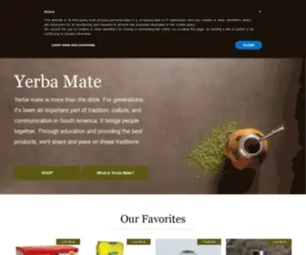 Yerbamatero.com(Buy Yerba Mate) Screenshot