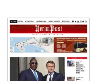 Yerimpost.com(Blog de Cheikh Yerim Seck) Screenshot