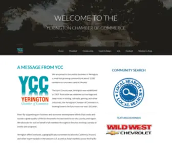 Yeringtonchamber.org(Yeringtonchamber) Screenshot