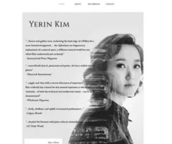 Yerinkim.com(Yerin Kim) Screenshot