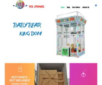 Yes-Cranes.com(Baby Bear) Screenshot