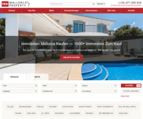 Yes-Mallorca-Immobilien.de(Immobilien Mallorca) Screenshot