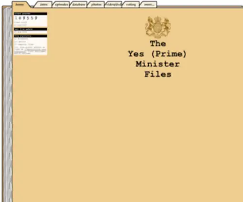 Yes-Minister.com(The Yes (Prime) Minister Files) Screenshot