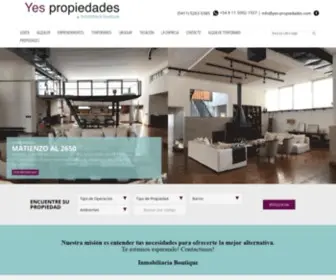 Yes-Propiedades.com(Alquiler de departamentos) Screenshot