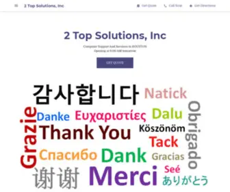 Yes2Top.com(2 Top Solutions) Screenshot