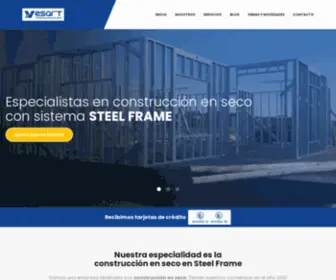 Yesart.com.ar(Construccion con Steel Framing Construccion en seco de casas en Cordoba) Screenshot