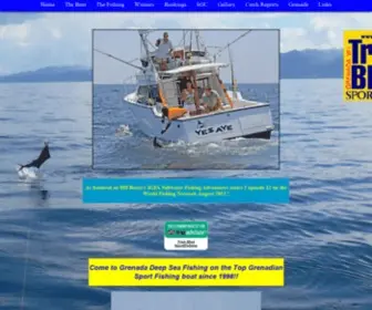 Yesaye.com(Home page of True Blue Sportfishing Grenada) Screenshot