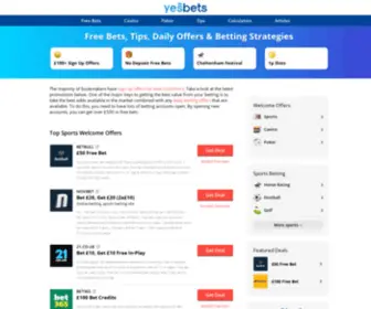 Yesbets.co.uk(Yesbets) Screenshot
