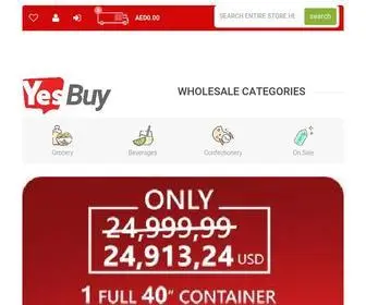 Yesbuy.ae(YesBuy headquartered in Dubai) Screenshot