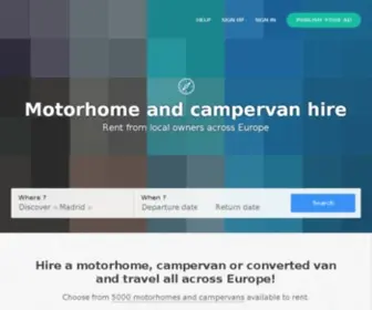 Yescapa.com(Motorhome rental between Individuals) Screenshot