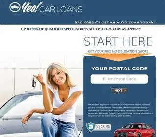 Yescarloansca.net(Bad Credit Loans) Screenshot