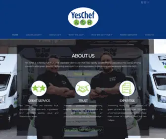 Yeschef.biz(Suppliers of Quality Food) Screenshot