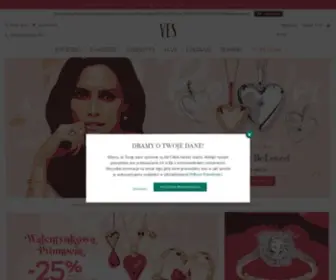 Yes.com.pl(Zamów biżuterię na YES.pl lub odwiedź nas w naszych Salonach. Biżuteria YES) Screenshot